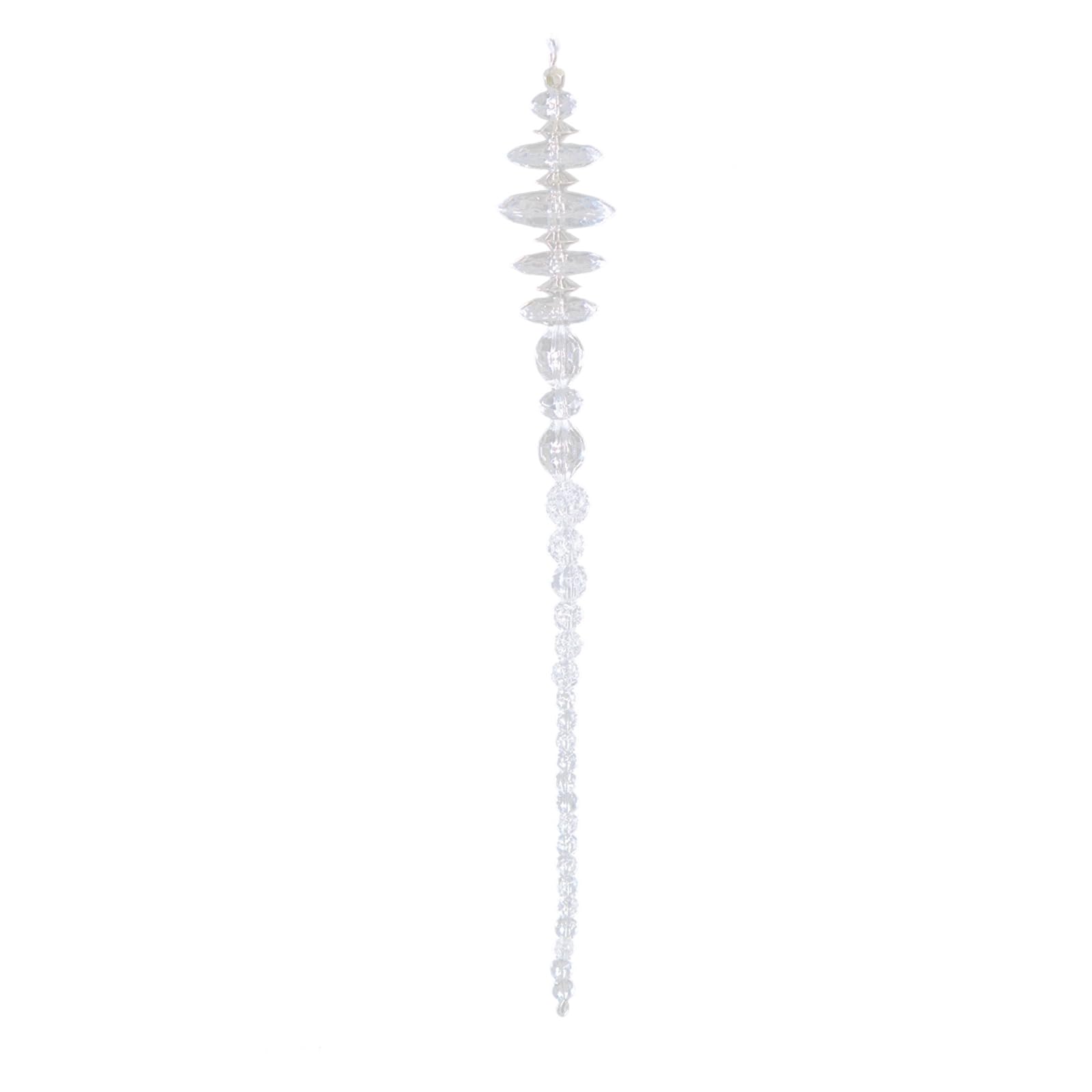 Kalttoy G Shatterproof Acrylic Snowflake Ornament Crystal Ice Drops Hangin Decoration For Weddin Christmas Tree Decoration Hangin Snowflake Ornament
