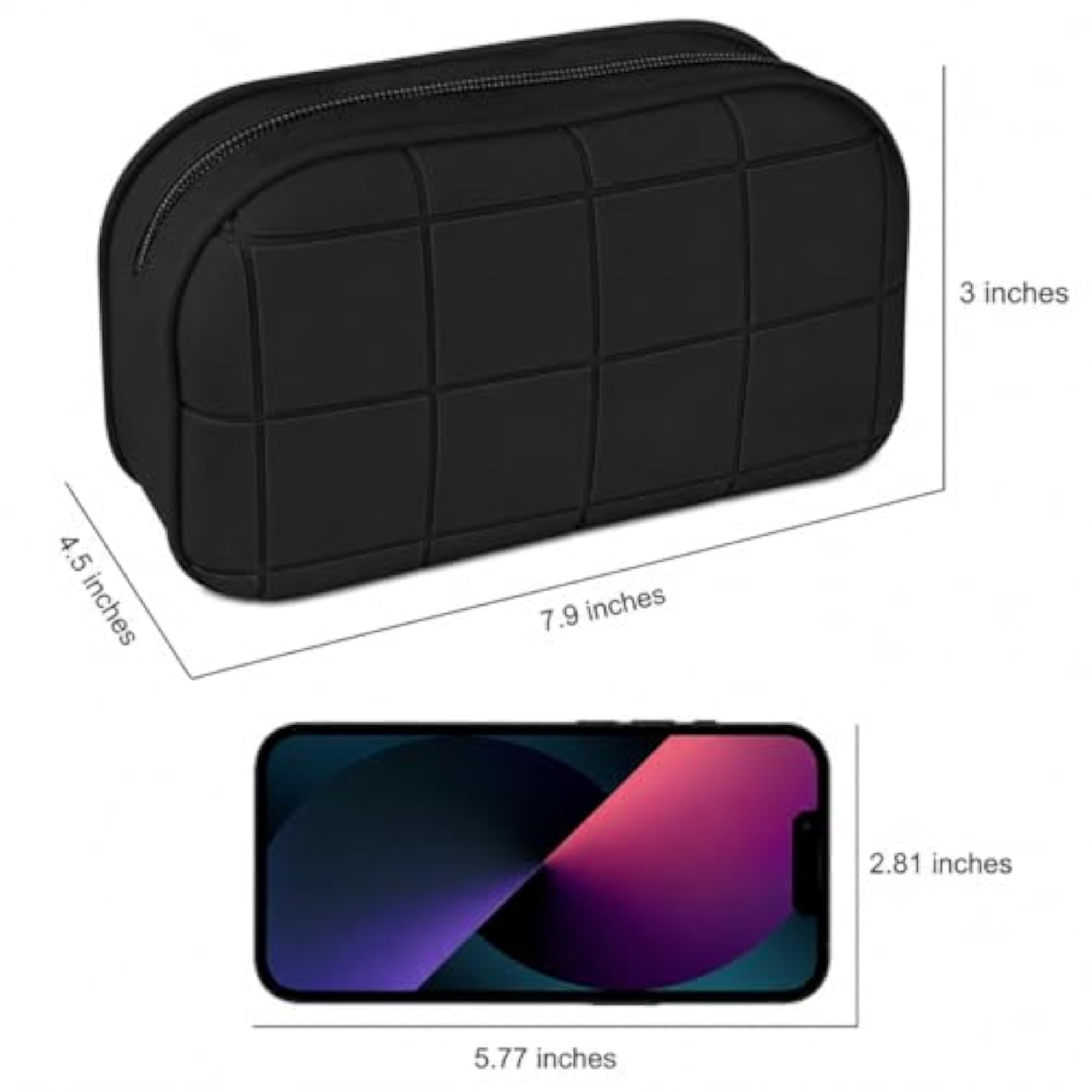 Silicone Travel Cosmetic Organizer Pouch for Women