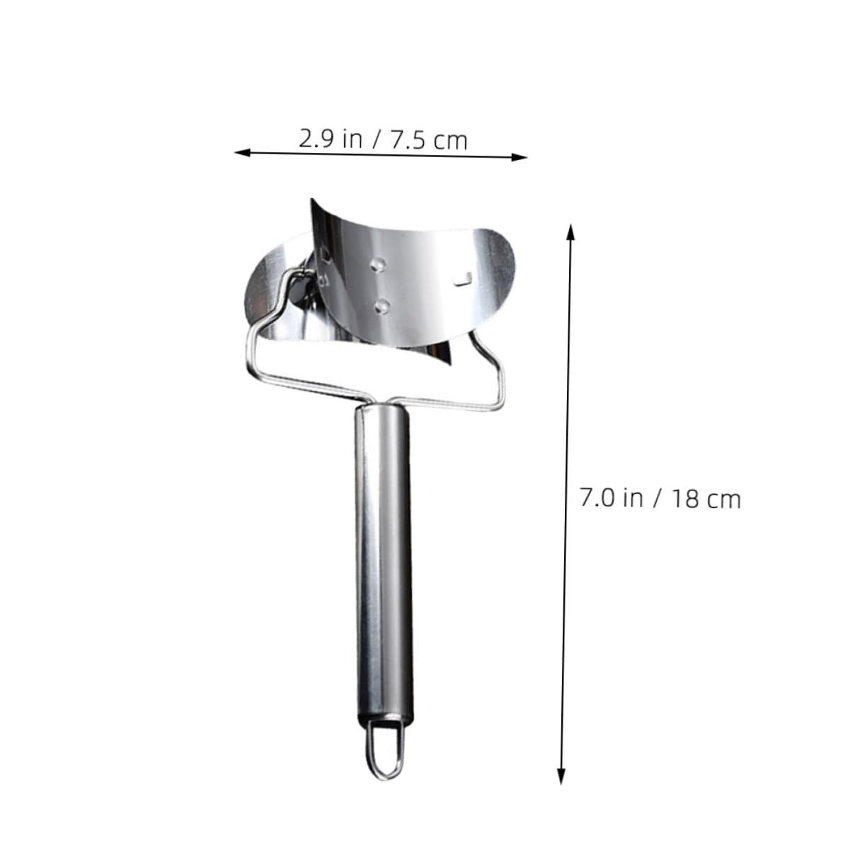 COLLBATH Dumpling Wrapper Cutter Molds 3-piece Set Kitchen Dumpling Skin Making Tools Easy to Use Consistent Size Enhance Your Dumpling Making Experience