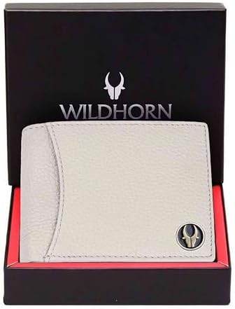 WildHorn Rfid Protected Leather Wallet For Men, Beige