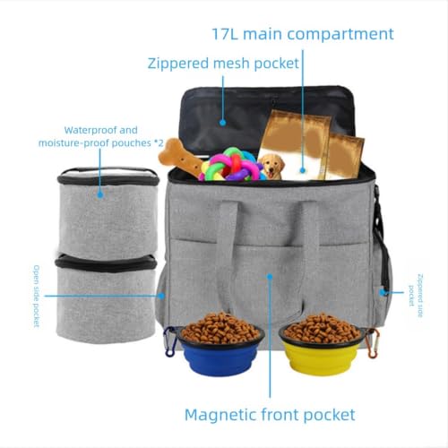 Bolsa de transporte de comida para perros idónea para senderismo 8
