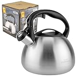 POLYVALENCE EXTRAORDINAIRE POUR TOUTES CUISINES: Cette bouilloire induction s'adapte aisément à vos plaques, qu'elles soient à induction, gaz ou électriques; profitez de la liberté de préparer vos boissons chaudes préférées n'importe où, tout en ajoutant une touche élégante et fonctionnelle à votre espace culinaire; idéale pour ceux qui recherchent praticité et style sans effort au quotidien.