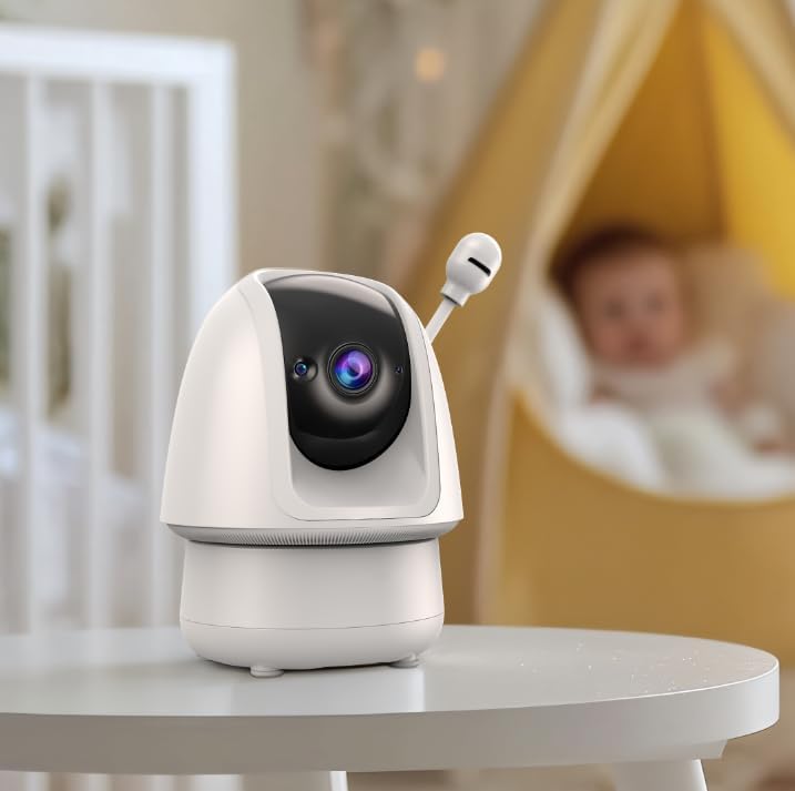 Miniatura 6 de Cámara de bebé complementaria, alcance de 2000 pies, cámara de 1080p, visión nocturna súper clara, zoom 8X, audio de 2 vías, llanto  Detección de