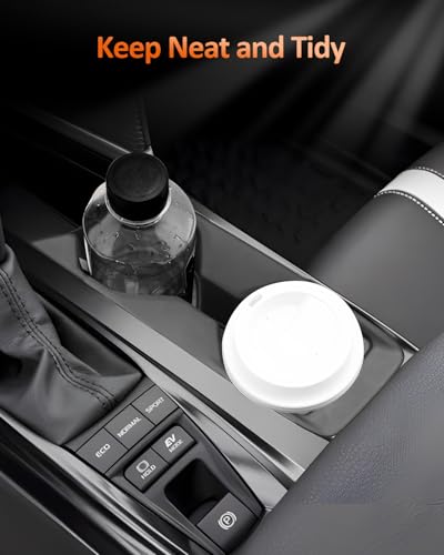 Image of CDEFG for 2025 2026 Toyota Camry Center Console Cup Holder Organizer Insert TPE Accessories- Fits Camry (LE, SE, XLE, XSE)