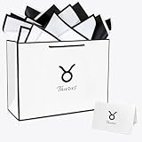 Kecorax Taurus Birthday Gift Bags with Zodiac Signs, 13.4' Large Gift Bags with Tissue Papers and Greeting Card for Birthday, Weddings and Constellation Theme Party