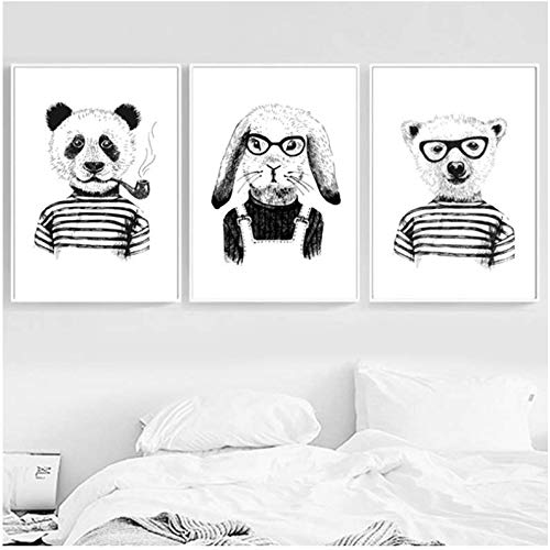 Affiche de bande dessinée animaux pour éveiller l'imaginaire de votre enfant