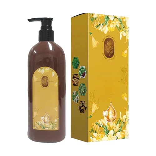 shpuuyy Champú Tinte | Champú Colorante para Cubrir Canas en Cabello - 300ml Aromático Nutritivo Uso Diario en Casa o Trabajo