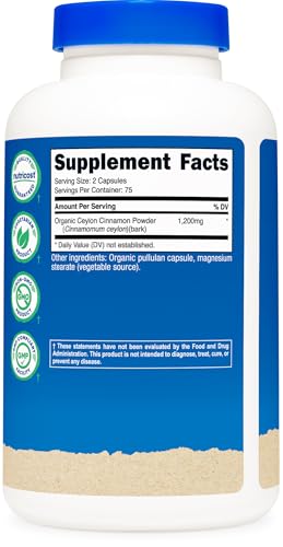 Nutricost Organic Ceylon Cinnamon