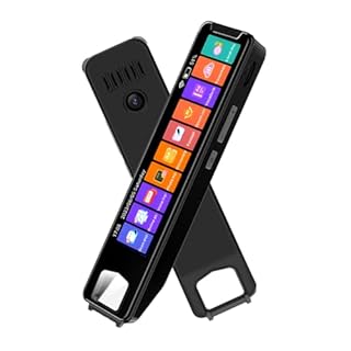 Translator Pen Scanner, Multipurpose OCR Digital Scan Translator Smart Pen Reader 134 Language Translation Scanning Reading Pen for Dyslexia Business Students Adults Language Learners (Black)