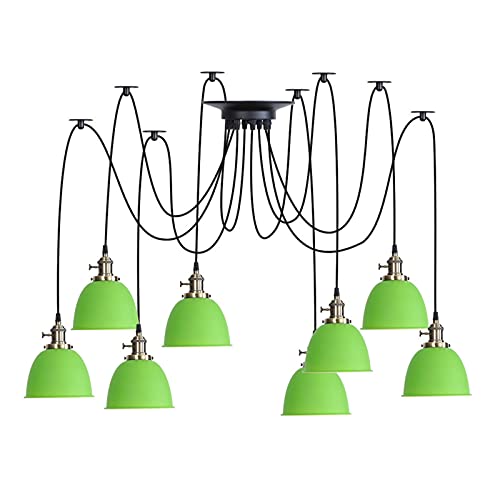 Lampe araignée de plafond réglable pour corriger un manque de lumière