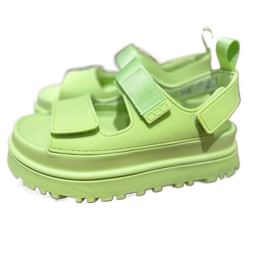 Design Summer Thick-soled Casual Sandals Women Versatile Comfortable Open-toed Beach Shoes Solid Platform Shoes