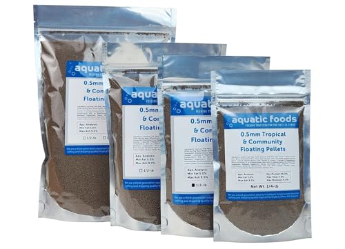 Aquatic Foods 0.5mm Tropical Fish Micro Pellets 1/2 lb