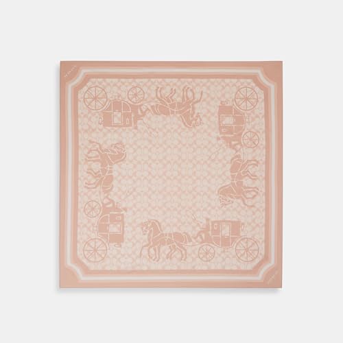 COACH WOMEN'S SIGNATURE HORSE AND CARRIAGE SILK SQUARE