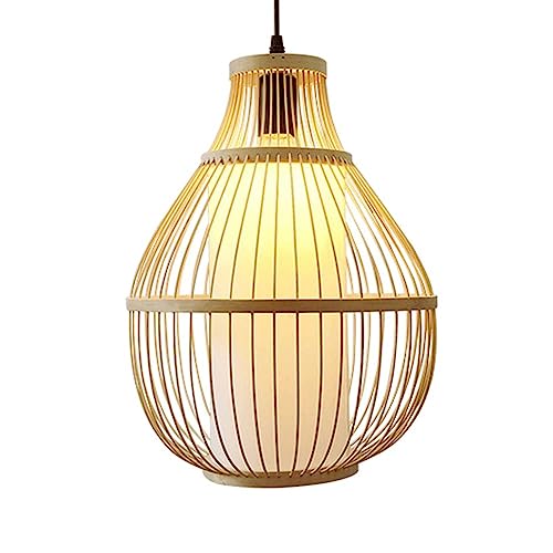 Lustre en bambou industriel pour transformer un éclairage trop agressif