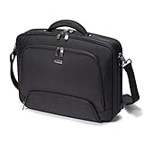 Kommt komplett mit einem verstellbaren Tragegurt mit Schulterpolsterung, zwei Dokumentenfächern auf der Rückseite und einem zusätzlichen Reißverschlussfach für das Netzteil und das Kabel