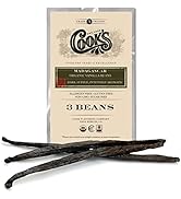 3 Organic Madagascar Whole Vanilla Beans, Grade A Vanilla Pods, Premium Vanilla Beans for Making ...