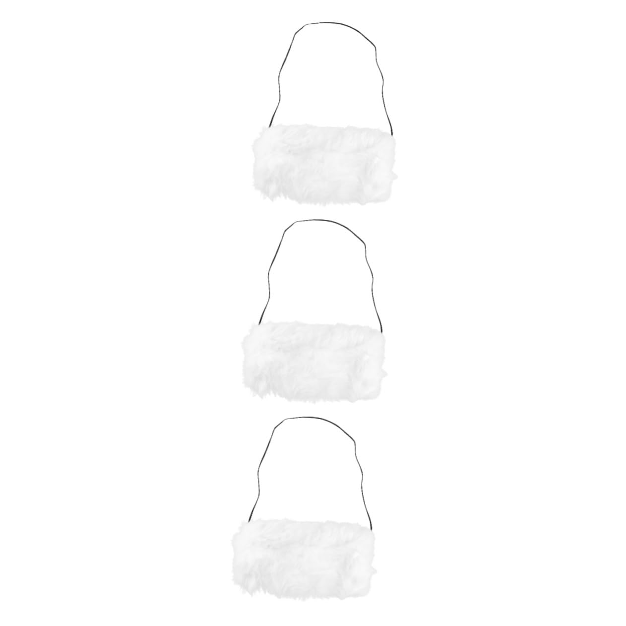 Calentador De Manos De Piel De De Imitación Silenciador De Manos Orejeras Peludas Guantes De Lana Cálidas Manos para Mujer Orejeras Calentadores De Manos Calentador De Manos