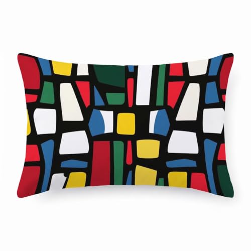 Housse de coussin 50 x 100 douce avec fermeture éclair invisible - 2