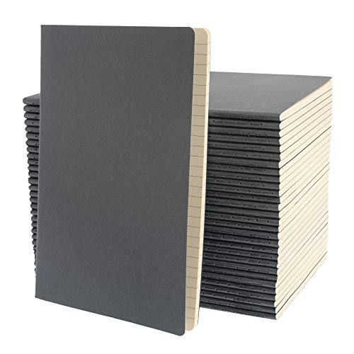 Simply Genius Carnets A5 couverture grise souple 30 pièces 92 pages