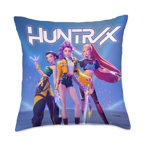 Kpop Demon Hunters HUNTR/X Officially Licensed Throw Pillow