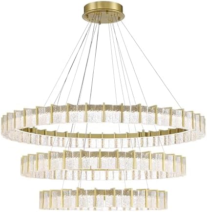 Minka Lavery 2410-695-L Sevryn Chandelier, Integrated LED, Soft Brass