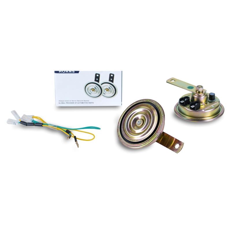 VARROC Horn 95MM 12V Dual tone Yellow K95 | Bold & Crystal-Clear Sound | Dust, Water & Weather-Resistant-image-43