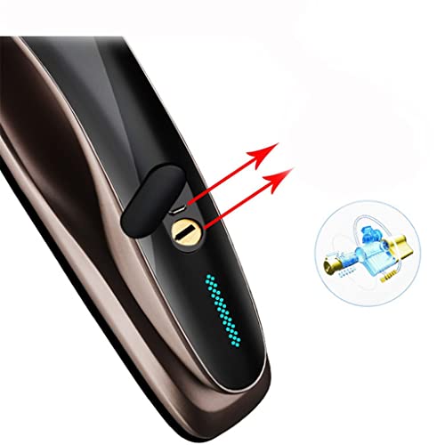 Fechadura de porta inteligente Nova chave de senha de impressão digital biométrica Cartão IC Control
