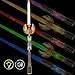 STAR WARS Lightsaber Forge Sundown Force Color Master Lightsaber, 5 Colors, Color-Changing Customizable Electronic Lightsaber, Toys for 6 Year Old Boys & Girls & Up