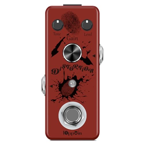 Pédale de distorsion anti-perte de signal avec True Bypass pour guitare