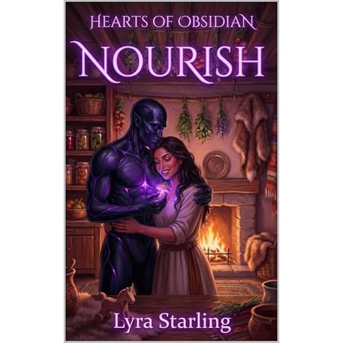 Hearts of Obsidian NOURISH Audiolibro Por Lyra Starling arte de portada