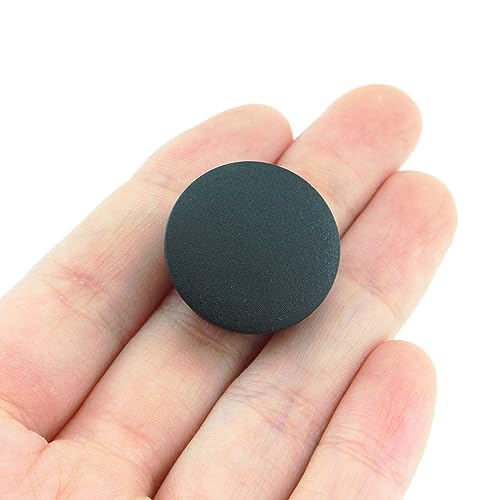 Image of 40pcs 3 /4 inch Flush Mount Black Plastic Body and Sheet Metal Hole Plug, Furniture Fencing Post Pipe Insert End Caps