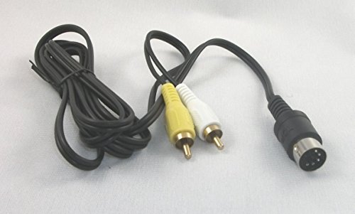 Video Game Accessories USA New Sega Genesis 1 First Generation Composite RCA AV Cable TV Cord MK-1601 image 2
