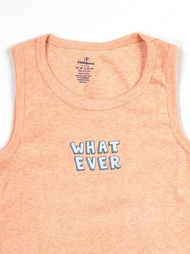 Image of KiddoPanti Boys 100% Cotton Vest Pack of 3 | Cotton 1x1 Rib Knit Sleeveless Innerwear | Soft & Breathable Kids Vest