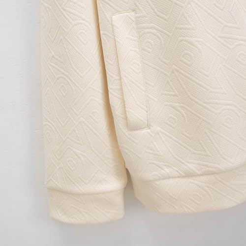 Mens Jacket Fall Winter Lapel Warm Retro Zip Up Long Sleeve Coat - image 8