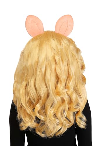 Disney Muppets Miss Piggy Adult Halloween Costume Full-Head Mask - Officially Licensed Multicolor