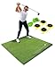 Tee Claw Golf Training Aid Kit, Artificial Turf Tee Holder and Training Aid (Black/Yellow, 4-Pack)