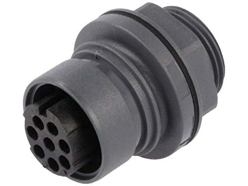 Connecteur ronds socle femelle PXP6012/08S/CR à 8 broches femelle standard Bulgin