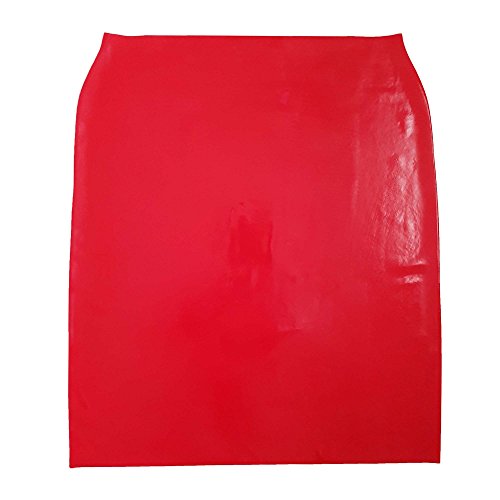 Brand New Red Latex Gummi Rubber Long Skirt Hot (one size)2