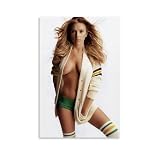 GELDSTEI Scarlett Johansson Poster Canvas Art Posters For Room Aesthetic Living Room Wall Picture Print Bedroom Decor 16x24inch(40x60cm)