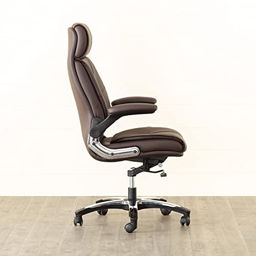Image of Home Centre | Aubrey | Upholstery | Study and Office Chairs | Brown | 1 Year Warranty
