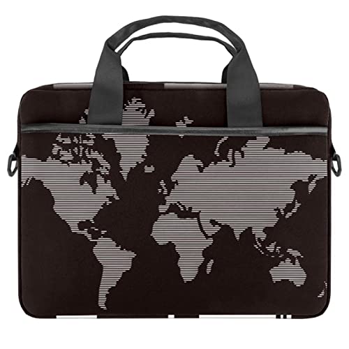 Housse sac à bandoulière pour ordinateur portable 13.3 et 14.5 pouces avec pochette universelle