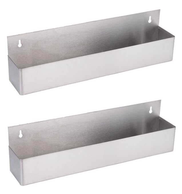 Porte Bouteilles Acier Inoxydable 56cm pour 6 Bouteilles Speed Rack Speedrack Professionnel Speedrail Rangement Étagère à Bouteilles Matériel Bar Cocktail...