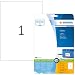 Herma 8637_ A4, 210 x 297 mm - Pack de 10 etiquetas, A4, 210 x 297 mm, color blanco