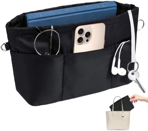 Organizador de Bolsos de Mano Nailon con 13 Compartimentos Multiu...