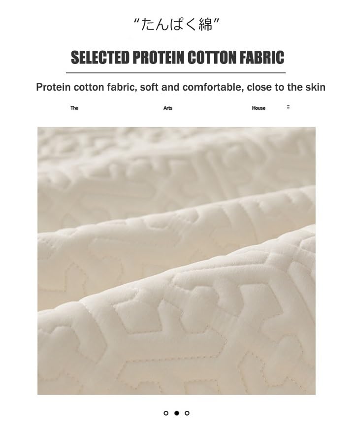 Parure de lit luxe doux 3 pièces avec draps de poche profonde