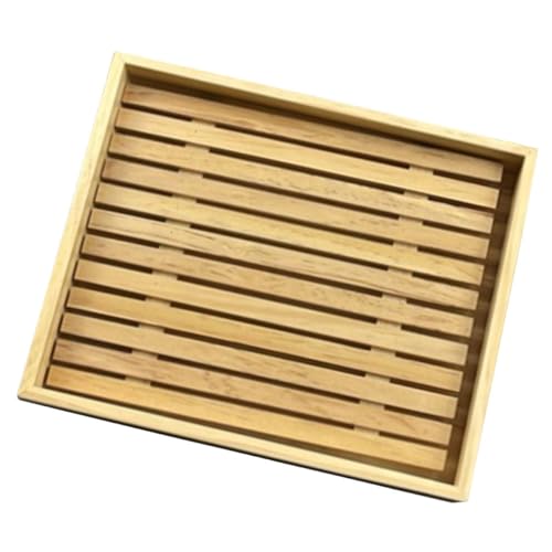 Bandeja de Madera para Sushi 20x15 cm Rectangular miniatura 1
