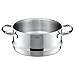 Silit Pot Set 7-Piece Diamant Pouring Rim Glass Lid Stainless Steel Polished Suitable for Induction Hobs Dishwasher-Safe