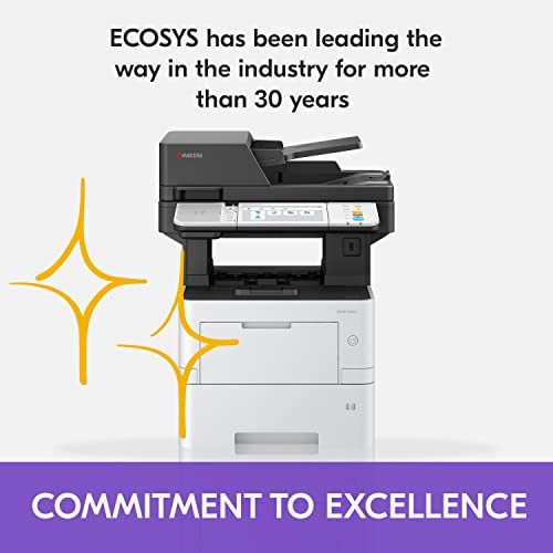 Kyocera Ecosys Ma4500Ix All-In-One Monochrome Laser Printer (Print/Copy/Scan), 47 Ppm, Up To Fine 1200 Dpi, Gigabit Ethernet 7 Inch Touchscreen Panel, 512 Mb #TOP6