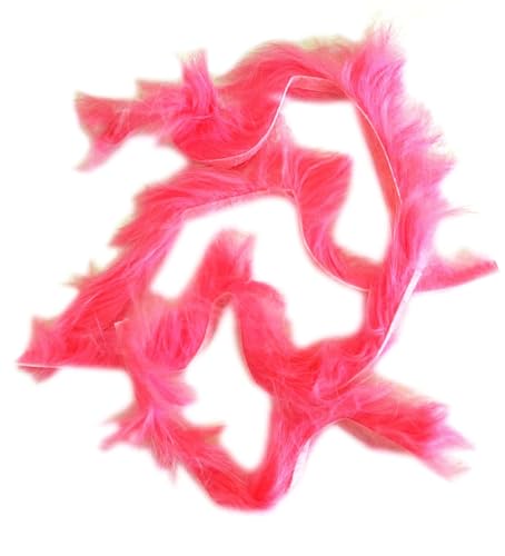 Creative Angler Rabbit Strips Cross Cut for Fly Tying or Tying Flies. Variety of Colors and Assortment Packs (Shell)