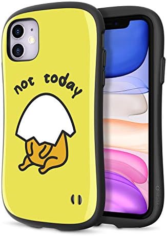 iFace x Sanrio First Class Series Case for iPhone 11 – Cute Shockproof Hybrid [Hard Cover + Bumper] Cell Phone Cases Accessories for Girls, Women – Gudetama (Not Today)